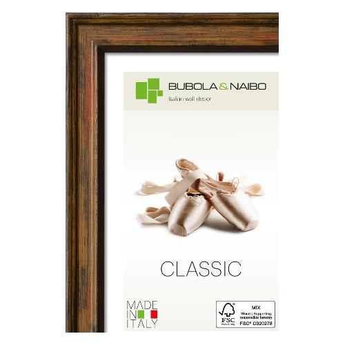 Cornice legno (30x40cm) CLASSIC RINGA Noce anticato 7180 06 11