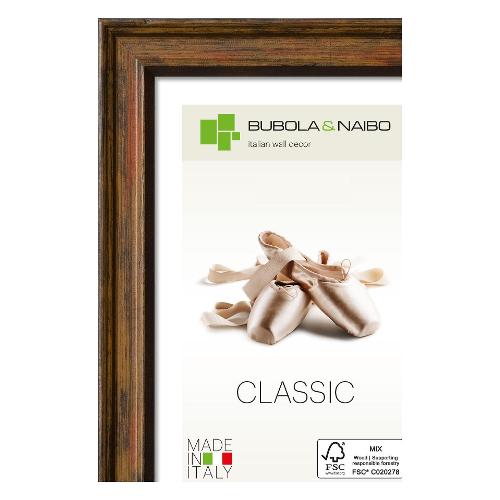 Cornice legno (13x18cm) CLASSIC RINGA Noce anticato 7180 06 04