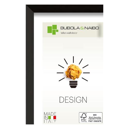 Cornice legno (50x70cm) DESIGN OLINDA Nero 7105 14 21