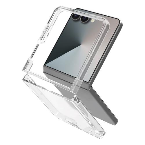 Cover GALAXY AI Z Flip7 HYBRID FLIP CASE Clear TECOVSAZFLIP7T