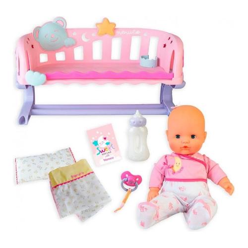 Bambola Dormi con me suoni e luci con accessori (35cm) NENUCO NFDN1000