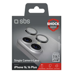 Proteggi la fotocamera del tuo iPhone 16/16 Plus in maniera precisa e senza ingombri