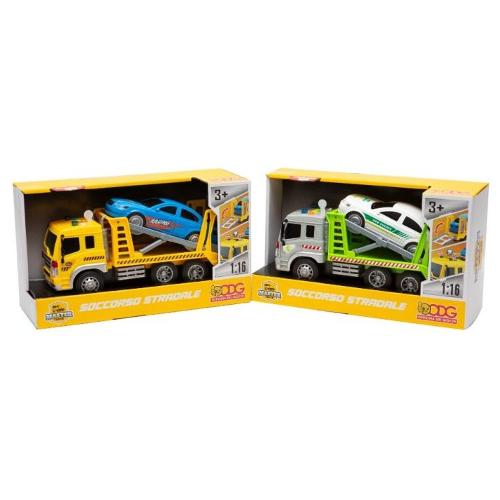 Mezzo soccorso stradale luci e suoni scala 1:16 (30cm) MASTER TRUCK Assortito ODG1041