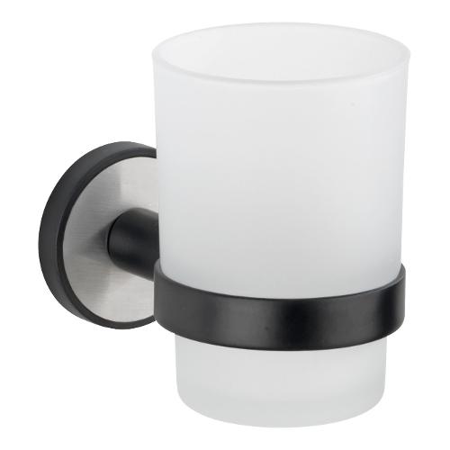 Porta spazzolino parete (6x11x9,5cm) UDINE Satinato 25009100