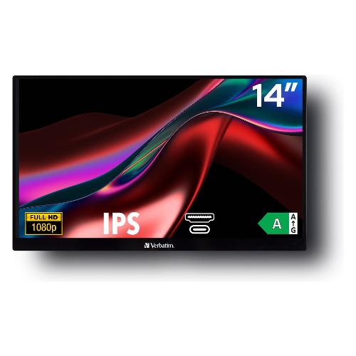 Monitor 14" ( IPS 1920x1080 FULL HD 60Hz ) PM 14 Black 49590