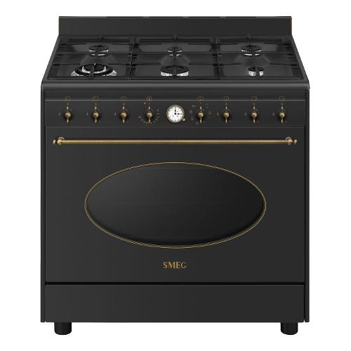Cucina gas 6 zone Forno elettrico COLONIALE CO90GMAN2 Antracite Classe A (90x60x90cm)