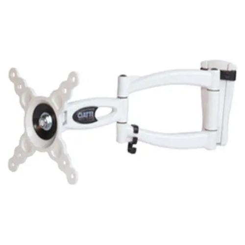 Supporto monitor TV parete ( 26 Kg ) VESA 100 x 100 Tre snodi White ELTRIS100