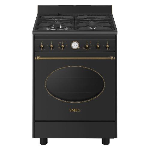 Cucina gas 4 zone Forno elettrico COLONIALE CO60GMAN2 Antracite Classe A (60x60x90cm)