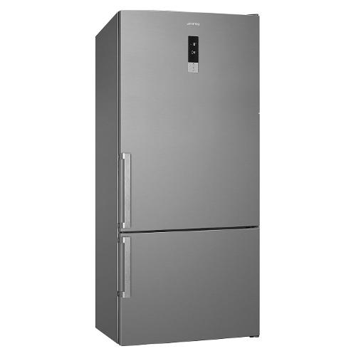 Frigorifero e congelatore Combinato UNIVERSALE FC84EN4HX1 Total No Frost Inox classe E (84x75x186cm)