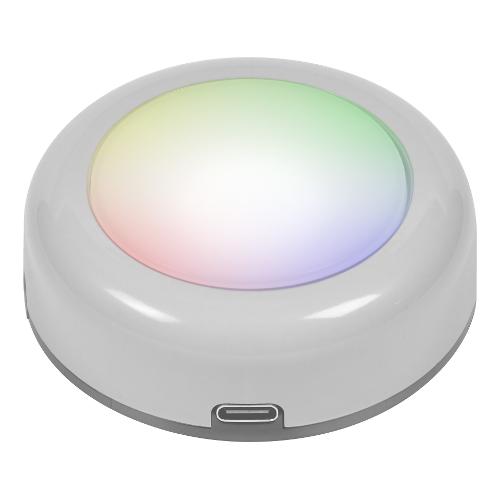 Lampada portatile Twist & Shake RGBW LED 0,5W 40 lm (6,7x2,3cm) SMART DOT IT Argento