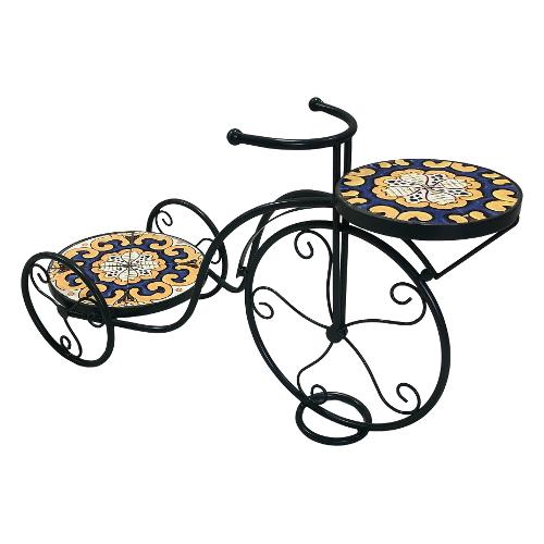 Porta piante metallo bici 2P SICILIA AH25031