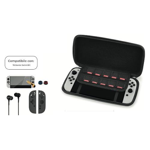 Custodia videogioco SWITCH 2 Travel Kit 5in1 Black SF ACC0103