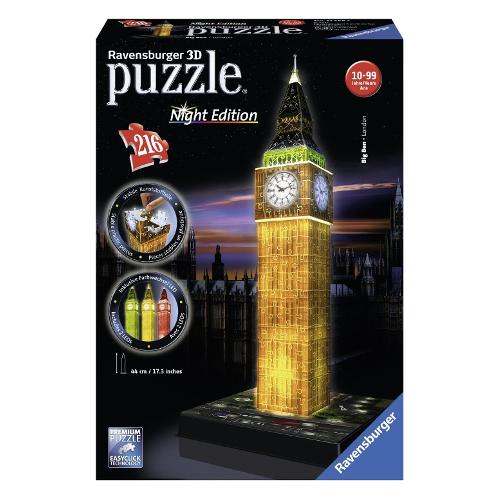 Puzzle 216 pz Big Ben Night Edition 8a+ 3D 12588