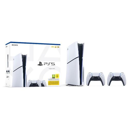 Console videogioco PLAYSTATION 5 Bundle 2 DualSense 1TB Slim White 1000050116