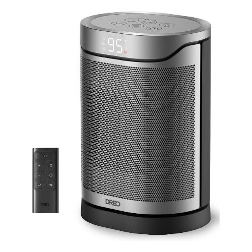 Termoventilatore 1500W ATOM 318 Grey e Black DR HSH018