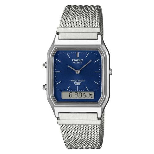 Orologio VINTAGE Silver e Blue AQ 230EM 2AEF