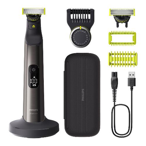 Rasoio barba ONEBLADE PRO 360 Face + Body (Ricaricabile) Grey QP6652 61