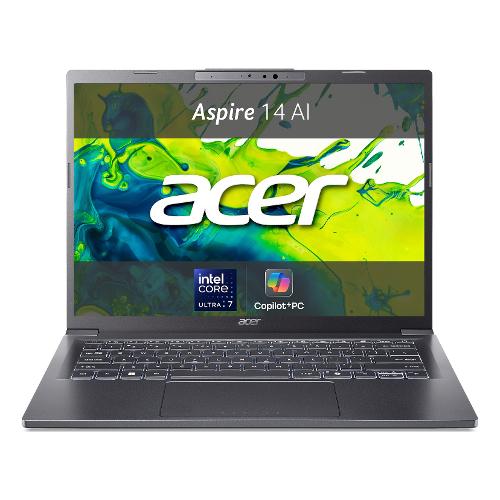 Notebook 14" ASPIRE 14 AI A14 52M 740X ( Intel Core Ultra 7 256V 16GB 512GB ) Gray NX JFVET 003