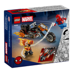 Spider-Man vs. Ghost Rider in motocicletta LEGO® ǀ Marvel