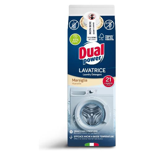 Detersivo lavatrice liquido Marsiglia capi bianchi e colorati 21 lavaggi (840ml) BL9290
