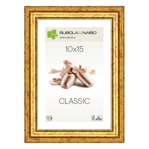Cornice legno (10x15cm) CLASSIC CLAUDIA Oro anticato 5000 OO 03