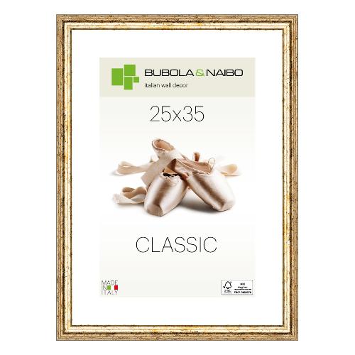 Cornice legno (25x35cm) CLASSIC CLAUDIA Argento anticato 5000 AA 10