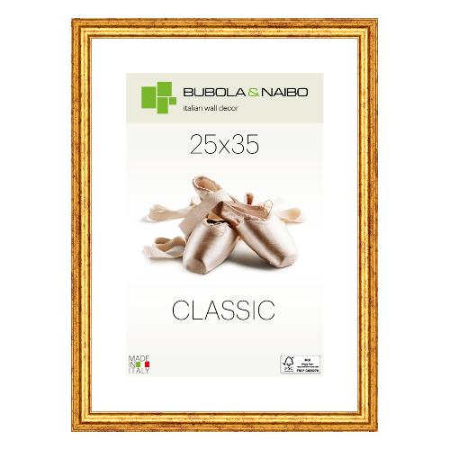 Cornice legno (25x35cm) CLASSIC CLAUDIA Oro anticato 5000 OO 10