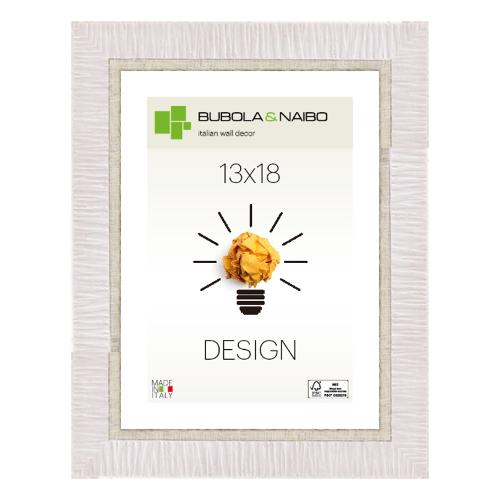 Cornice legno (13x18cm) DESIGN LELA Bianco 5810 01 04