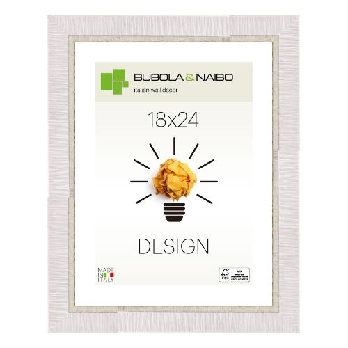 Cornice legno (18x24cm) DESIGN LELA Bianco 5810 01 06