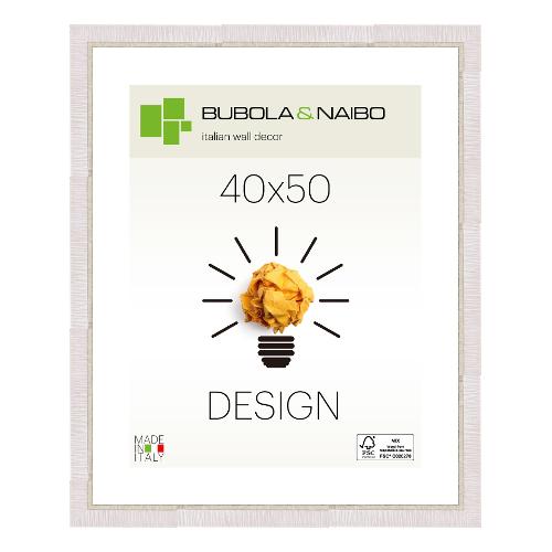Cornice legno (40x50cm) DESIGN LELA Bianco 5810 01 17