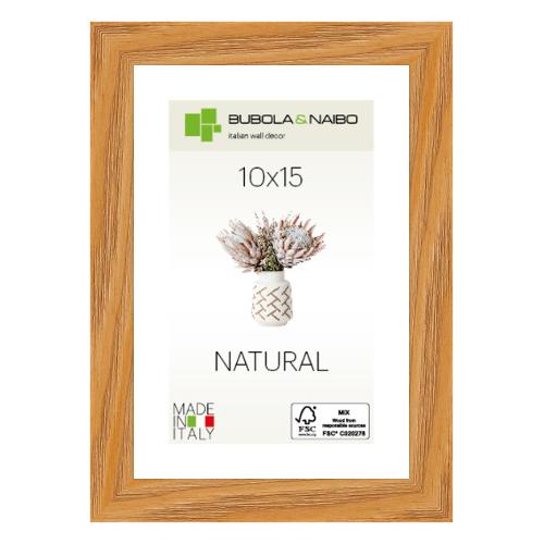 Cornice legno (10x15cm) NATURAL TULIPA Rovere 6340 01 03