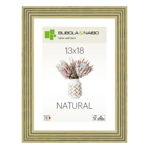 Cornice legno (13x18cm) NATURAL TOSCA Verde 6860 03 04