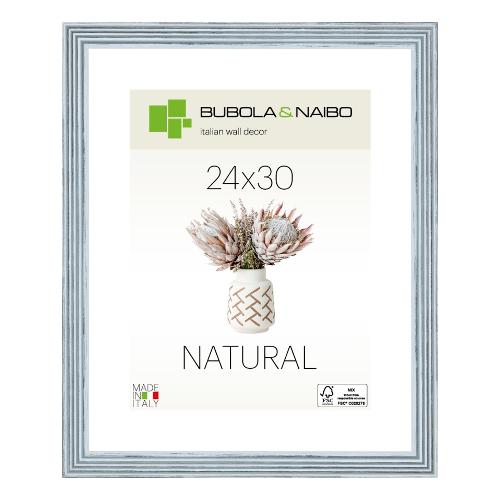 Cornice legno (24x30cm) NATURAL TOSCA Azzurro 6860 04 09