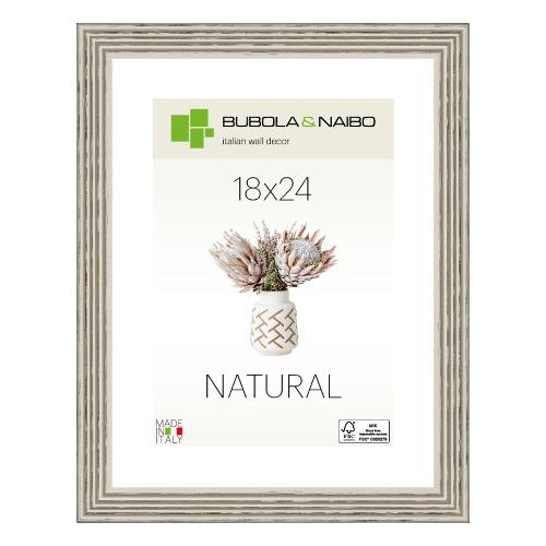 Cornice legno (18x24cm) NATURAL TOSCA Grigio 6860 05 06