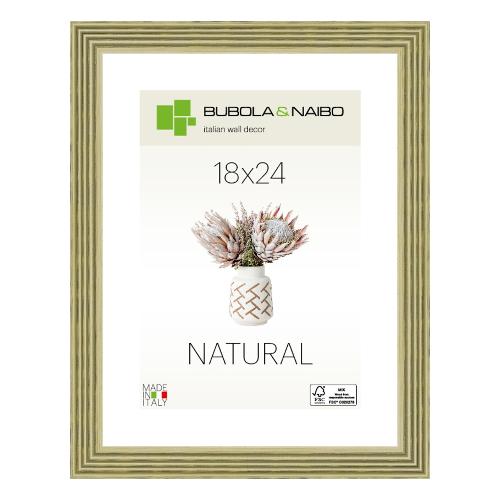 Cornice legno (18x24cm) NATURAL TOSCA Verde 6860 03 06
