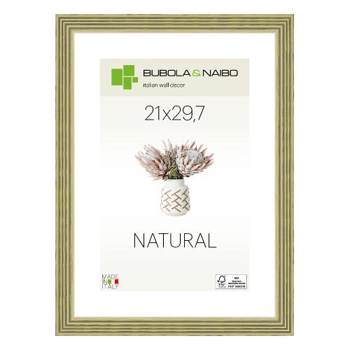 Cornice legno (21x29,7cm) NATURAL TOSCA Verde 6860 03 MA4