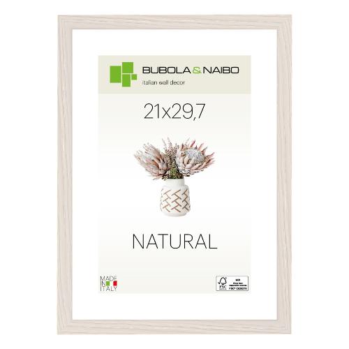 Cornice legno (21x29,7cm) TRENDY TULIPA Bianco venato 6340 08 MA4