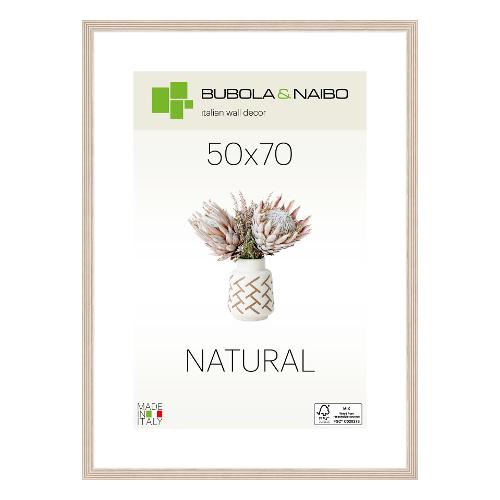 Cornice legno (50x70cm) NATURAL TOSCA Panna 6860 01 21