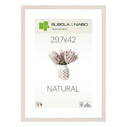 Cornice legno (29,7x42cm) TRENDY TULIPA Bianco venato 6340 08 MA3