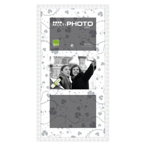 Portafoto multi (25x50cm) 3 foto BROOKE MULTI ART Bianco 4405M 05012550