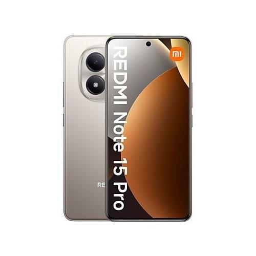 Smartphone 6,77" REDMI NOTE 15 PRO 4G Lte Titanium color ( 256GB Ram 8GB 6500 mAh ) MZB0MGWEU