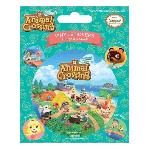 Set stickers 5 pz Island Antics ANIMAL CROSSING PS7453