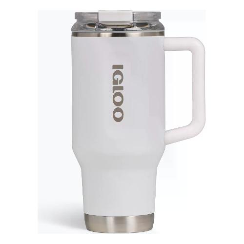 Tazza termica mug con cannuccia inox (946ml) FLIP N' SIP Bianco 97000171539