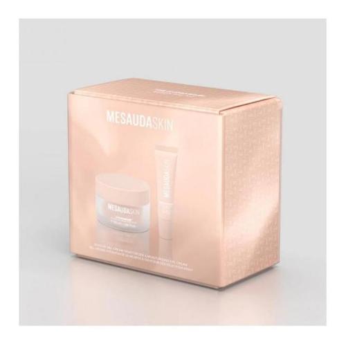 Trattamento viso Set skincare con gel cream idratante e crema contorno occhi