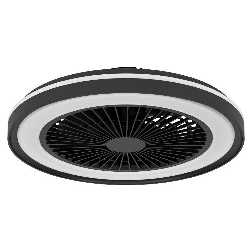 Ventilatore soffitto con luce SINT ANDRÉ Black e White 35203 (51x15,5cm)