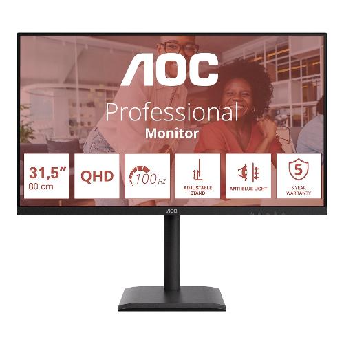 Monitor 31,5" ( IPS 2560x1440 QHD 2K 100Hz ) PROFESSIONAL Black Q32E4U