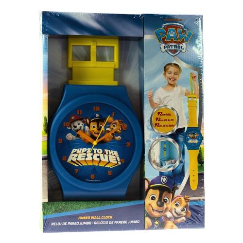 Orologio da parete (92cm) Gigante PAW PATROL Blu PW20017