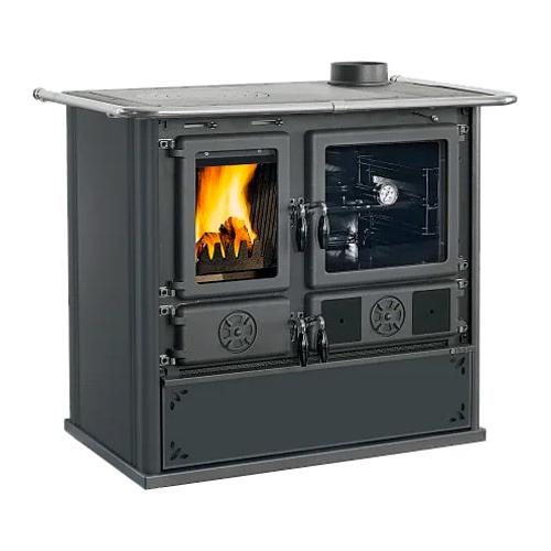 Cucina legna 8,8kW ROSA VST.16 Steel Antracite 5 stelle (103x65x85,1cm)