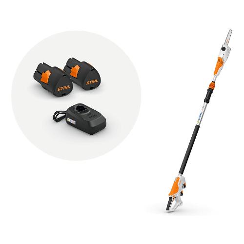 Svettatoio tagliarami elettrico batteria ( 10,8V ; 2 batterie ; 2,6Ah ) Hta 30.0 asta telescopica AS SYSTEM LA050116410