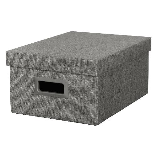 Scatola salvaspazio pieghevole (38x29x17cm) Grigio scuro SNH 003